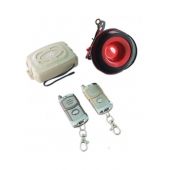 HEAVY DUTY CAR ALARM SYSTEM WITH METAL REMOTE CONT